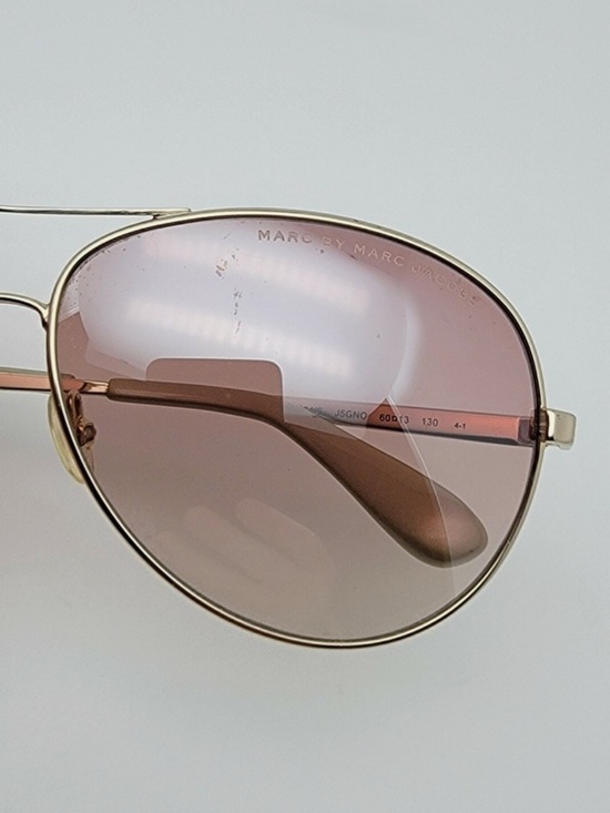 Marc by Marc Jacobs MMJ184/S J5GNO Gold Frame Brown Lens Aviator Sunglasses 60mm